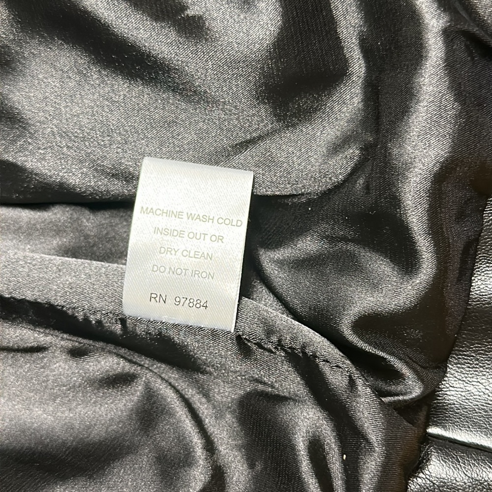 Tart Collections Mila Jacket size S black leather jacket - Picture 9 of 10